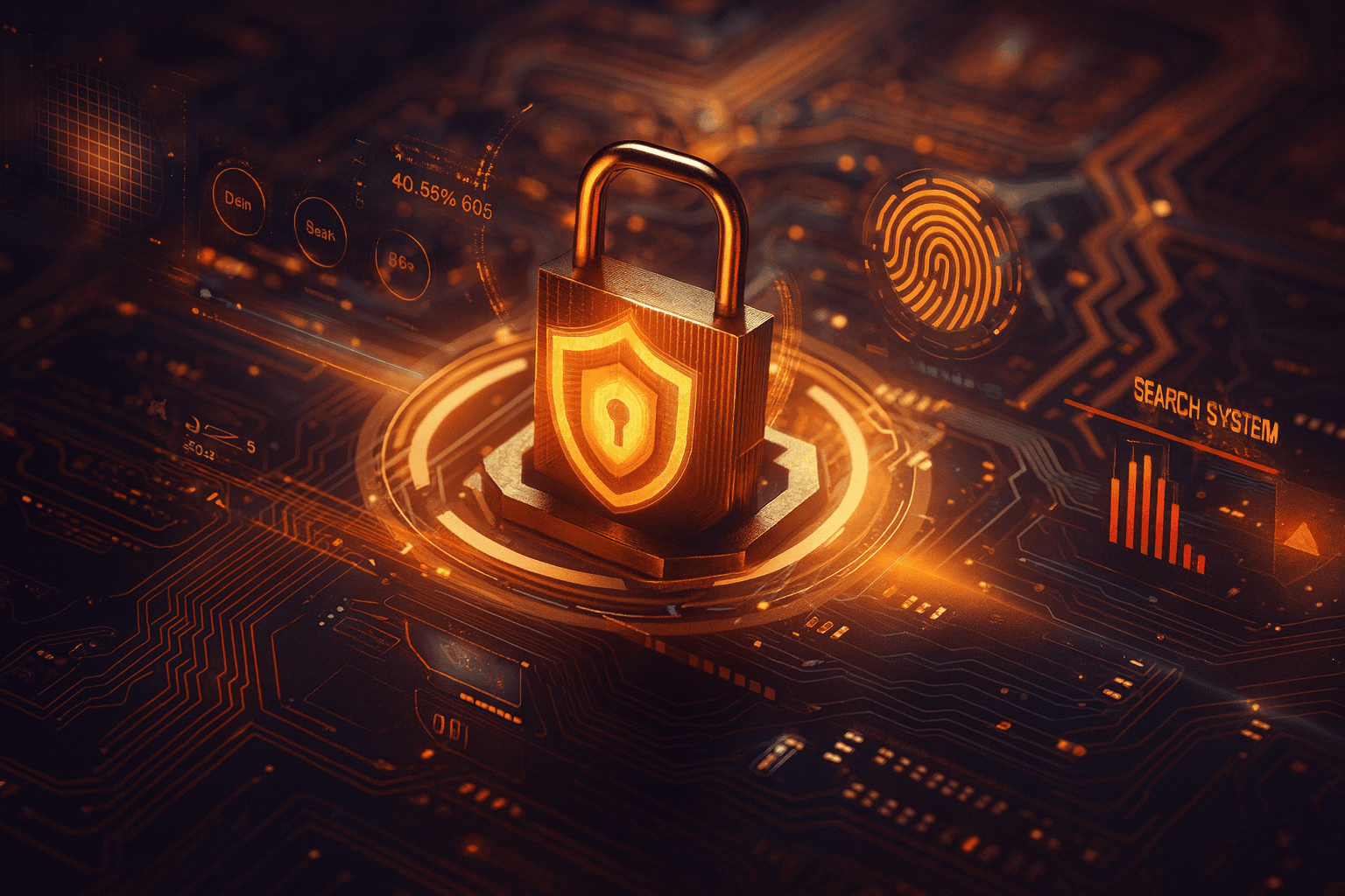 Illustration de services de cybersécurité