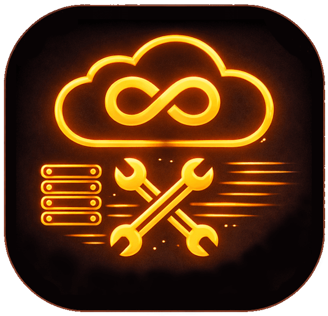 Icône de cloud et DevOps