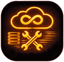 Icône de cloud et DevOps