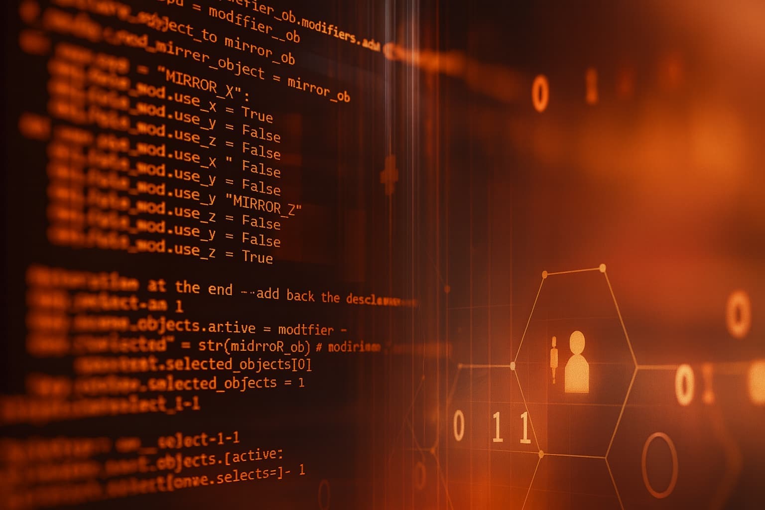 Illustration de développement logiciel et IA